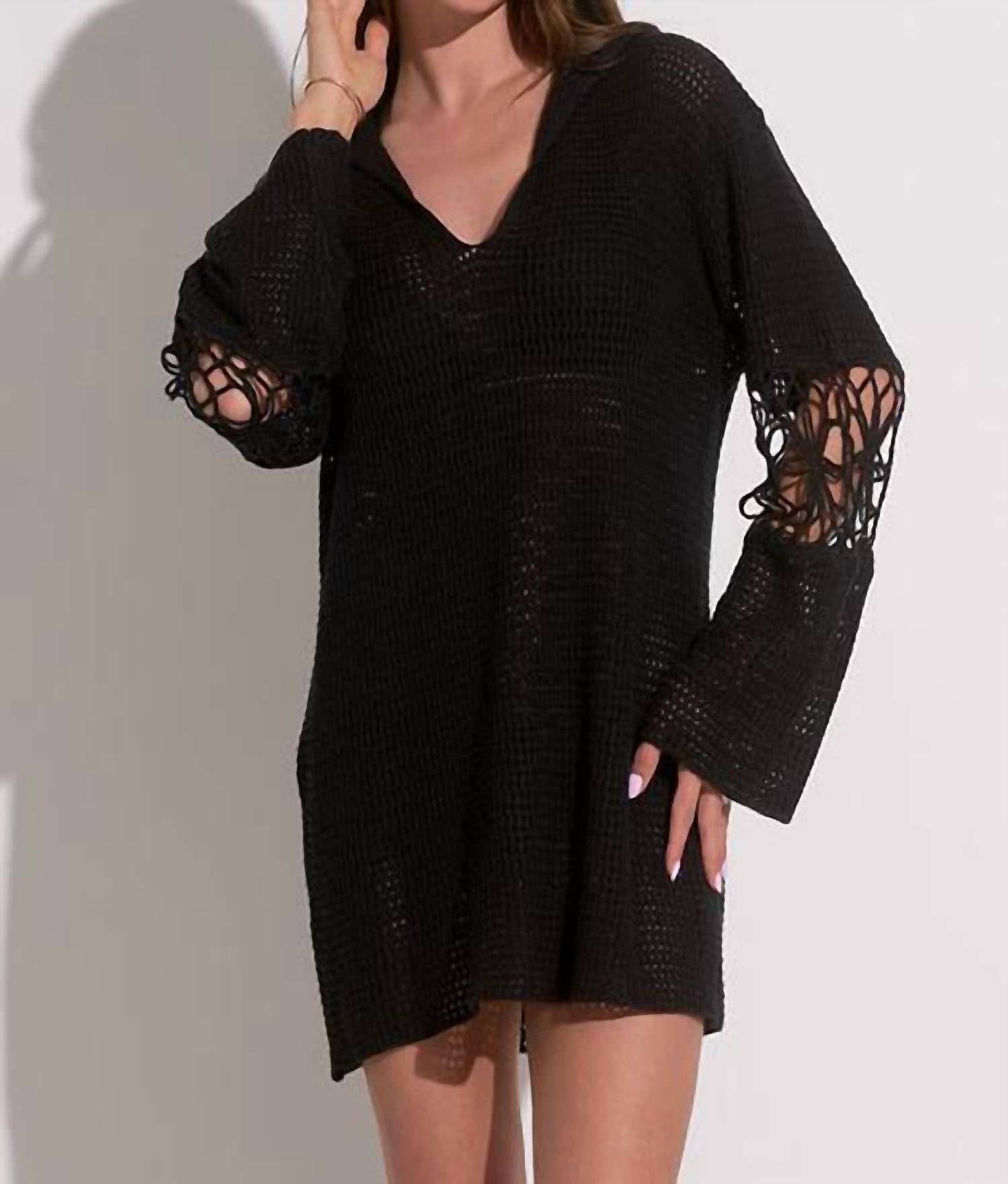 Elan - Crotchet Short Tunic Top