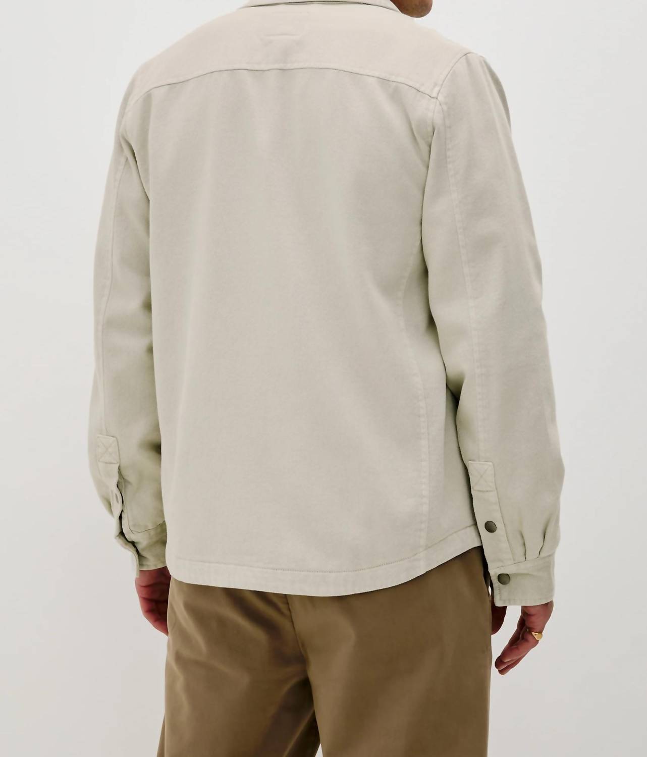 Rails Rhett Shirt Jacket in stone - men's shirt - view 4