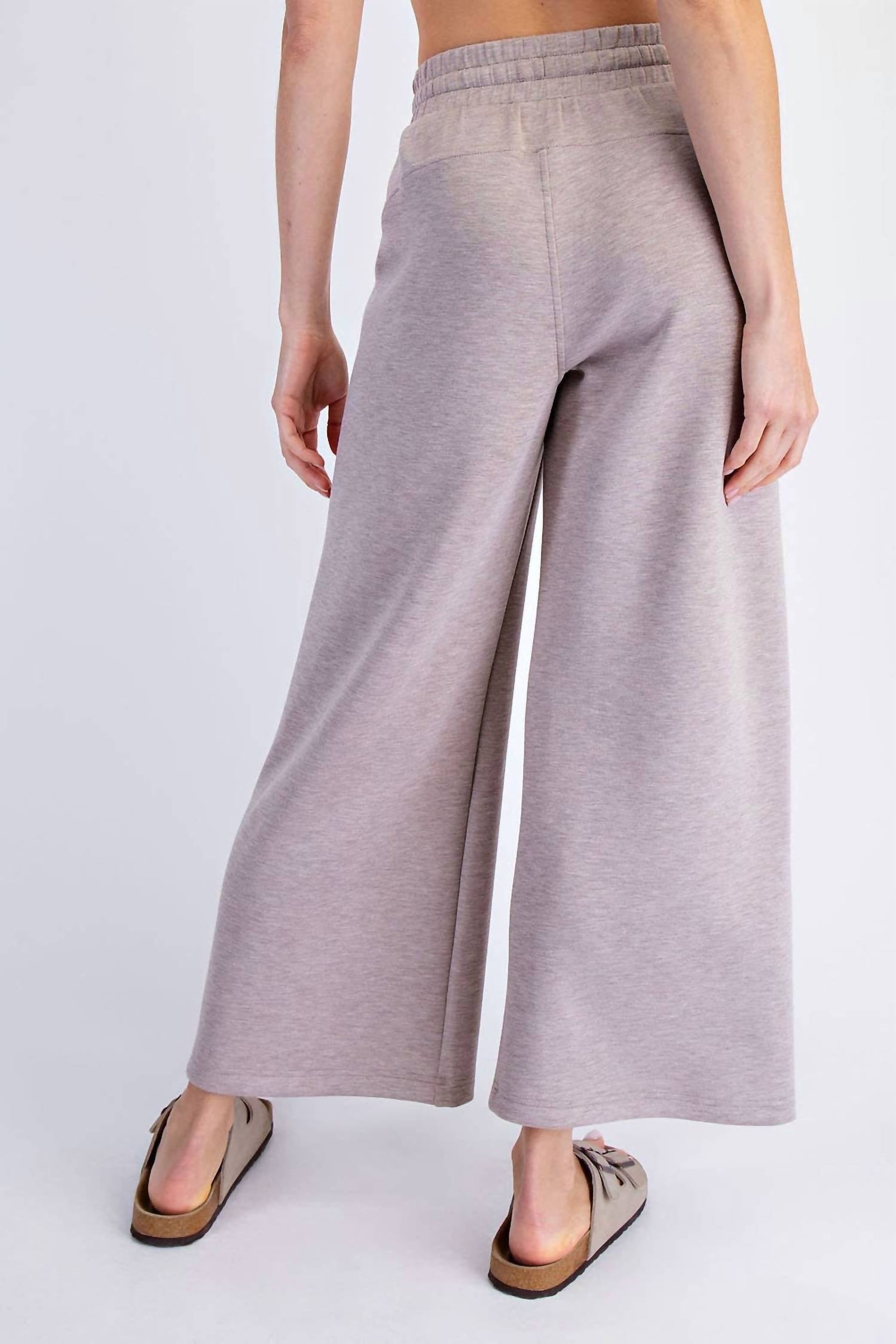Rae Mode - Modal Scuba Cropped Wide Pants