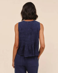 Bella Dahl - Sleeveless Pintuck Top