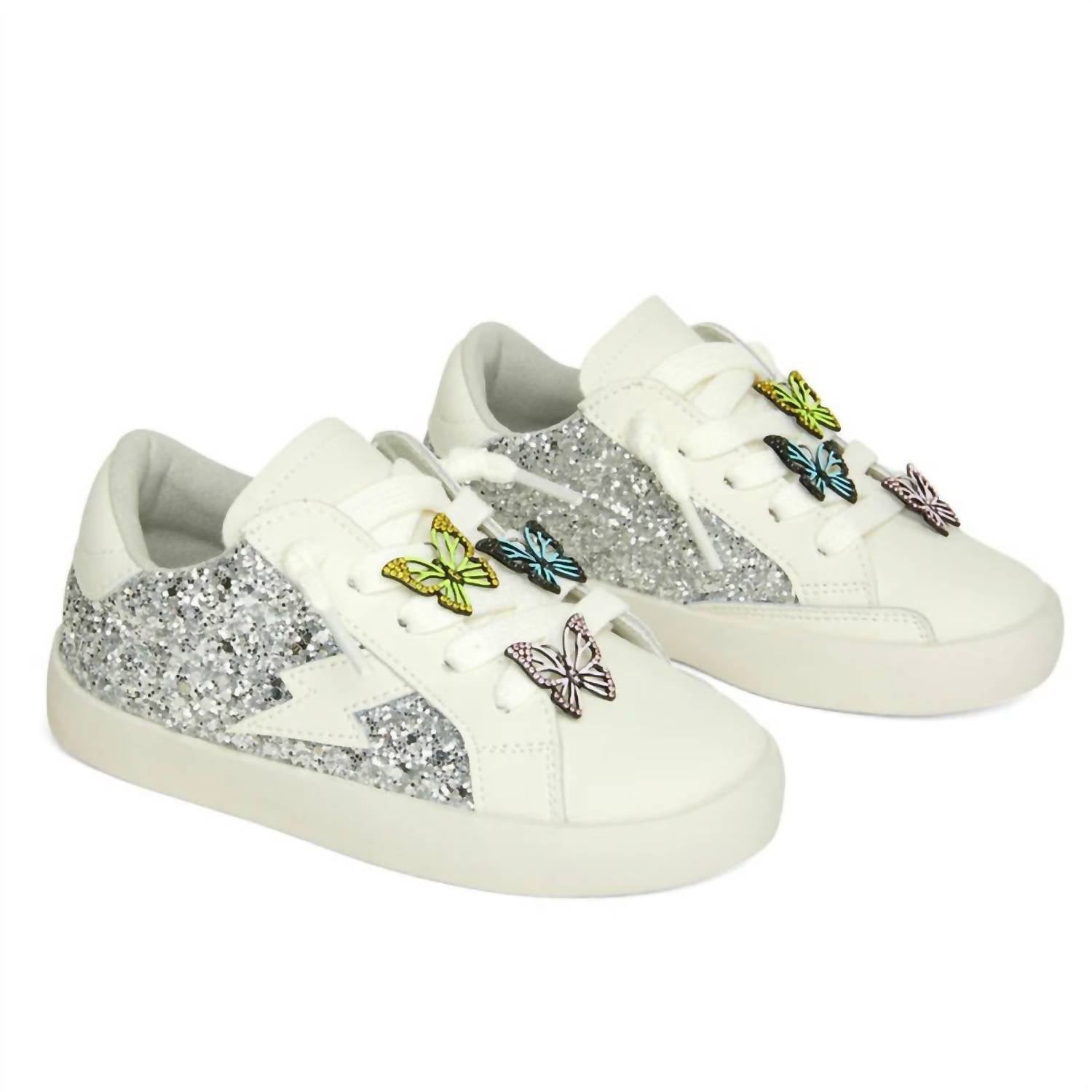Mini Dreamers - Girl's Mariposa Charm Sneakers