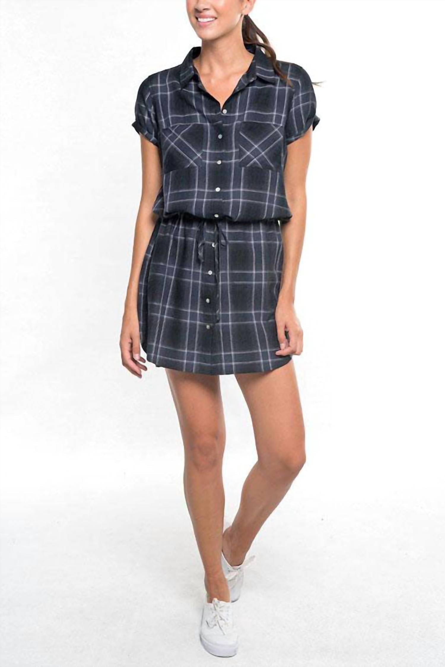 Lovestitch - New Class Mini Shirt Dress