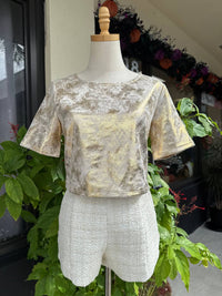 Sincerely Ours Women's Helena Tweed Shorts in white - women's shorts