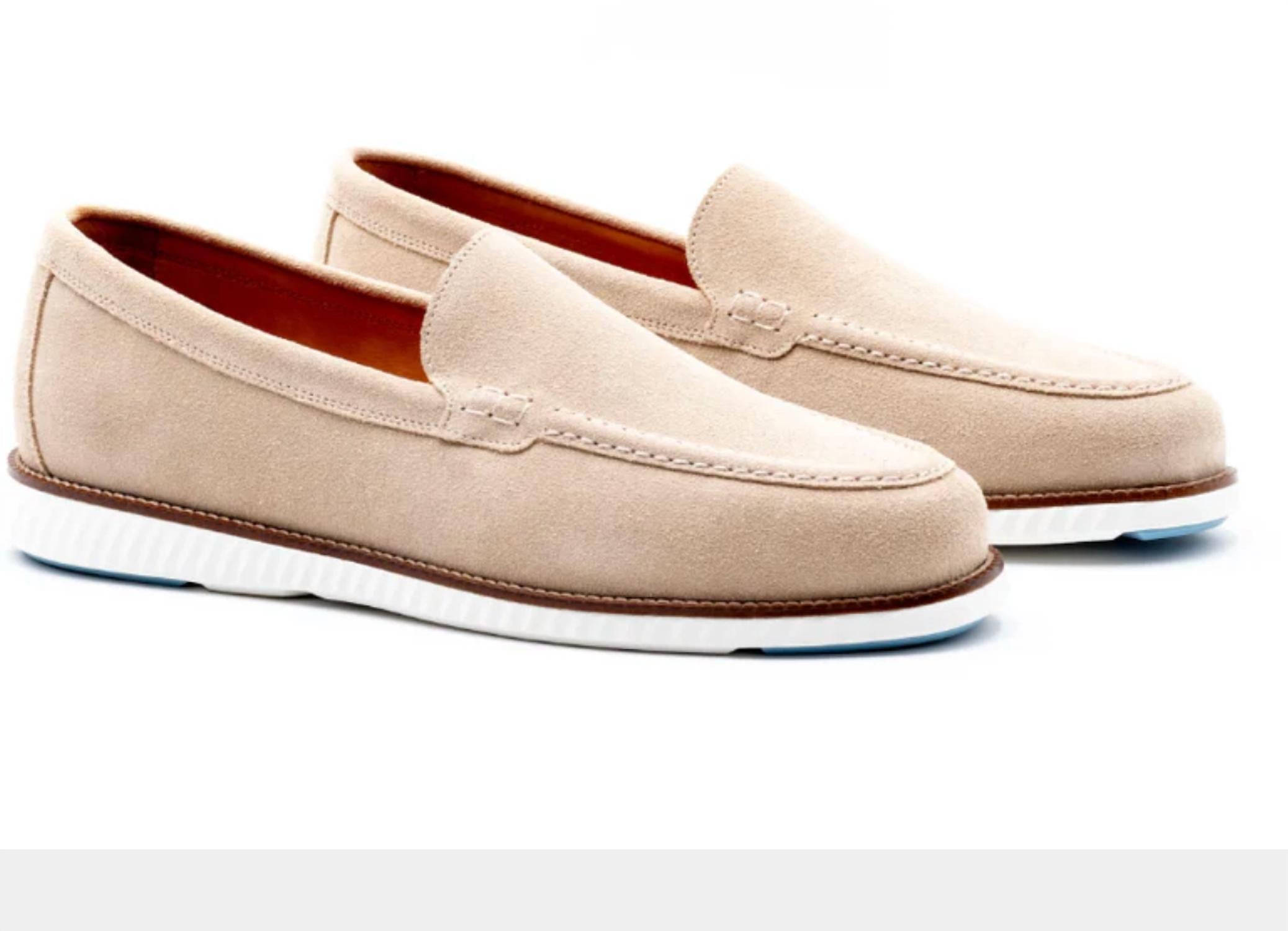 Martin Dingman Men's Countryaire Venetian Loafers in bone - men's loafer