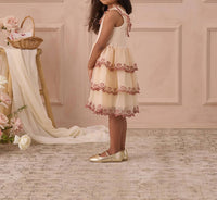 NORALEE Angelina Dress in pearl 1 - kids' dress - detail view