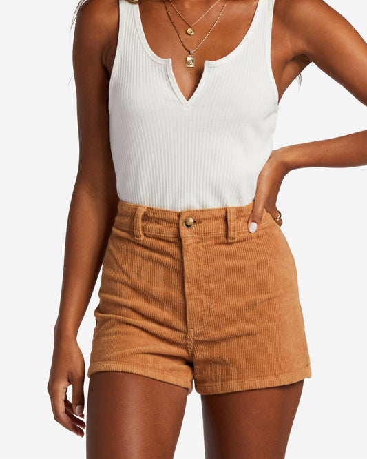 Billabong - Free Fall High-waisted Corduroy Shorts