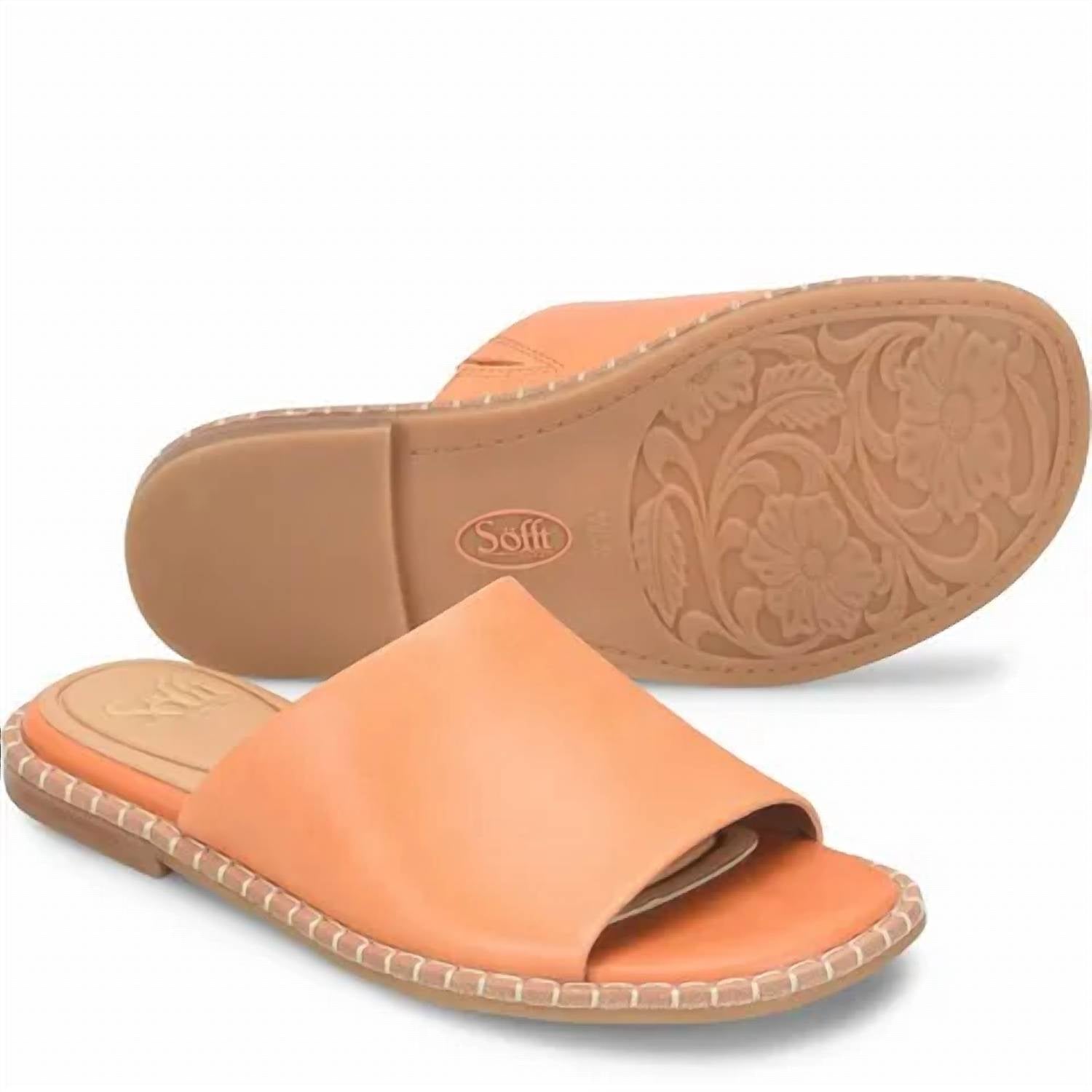 Sofft - Women Noble II flat leather slide
