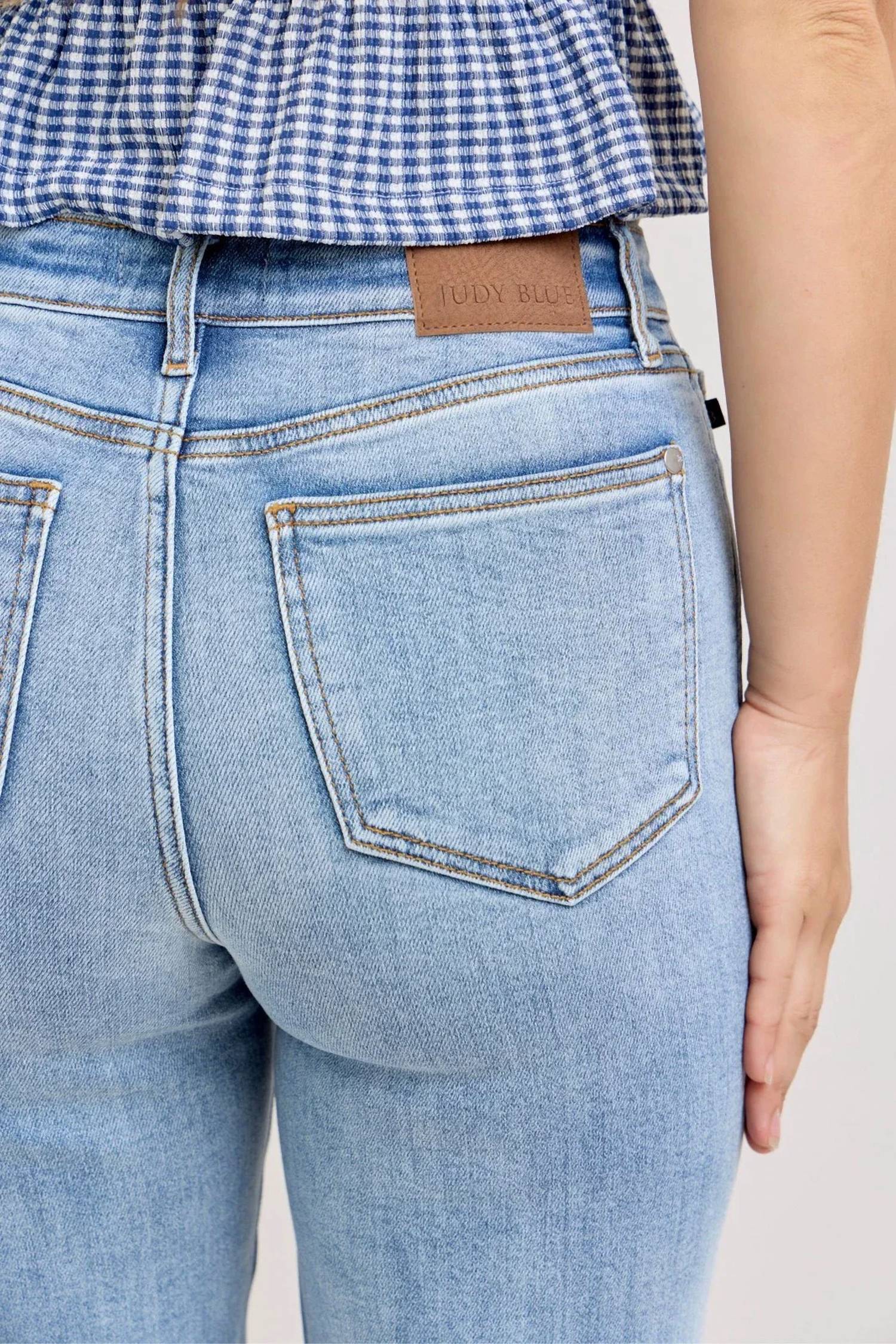 Judy Blue - Women's High Waist Ankle Straight Jeans