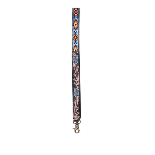 Myra - Blazing sun hand tooled strap
