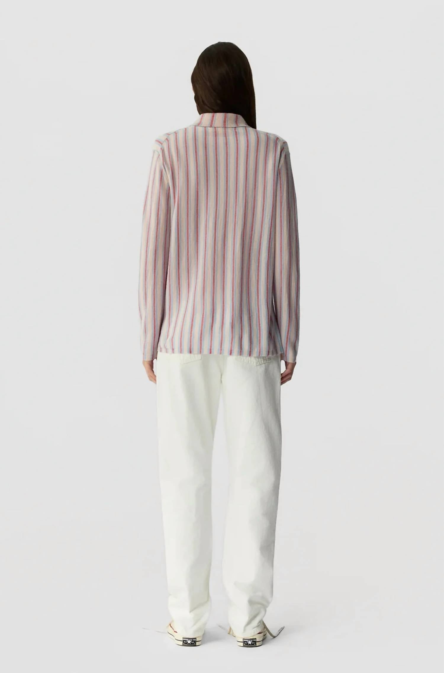 Guest In Residence - Fine Stripe Showtime Shirt