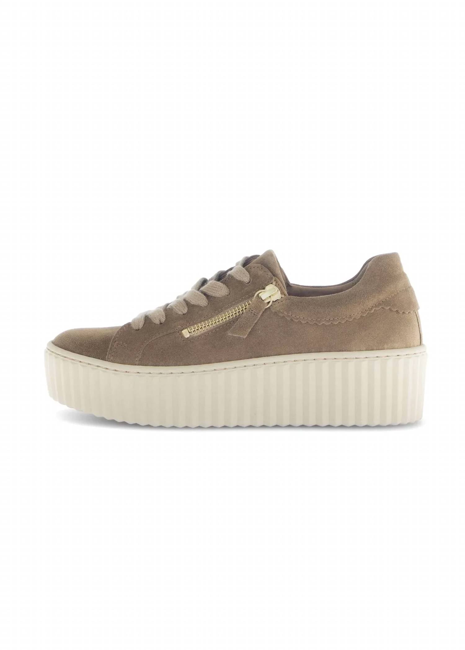 Gabor - Women's Dolly Double Zip Platform Sneaker