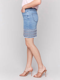 Charlie B - Embroidery Cuff Skirt