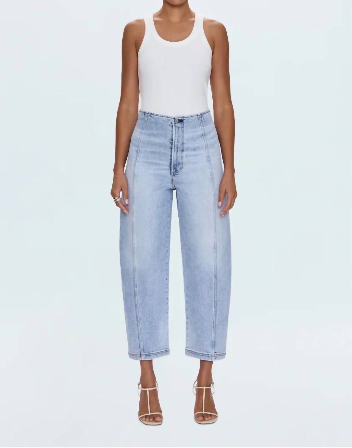 Pistola - BLAIR HIGH RISE SEAMED BARREL JEAN