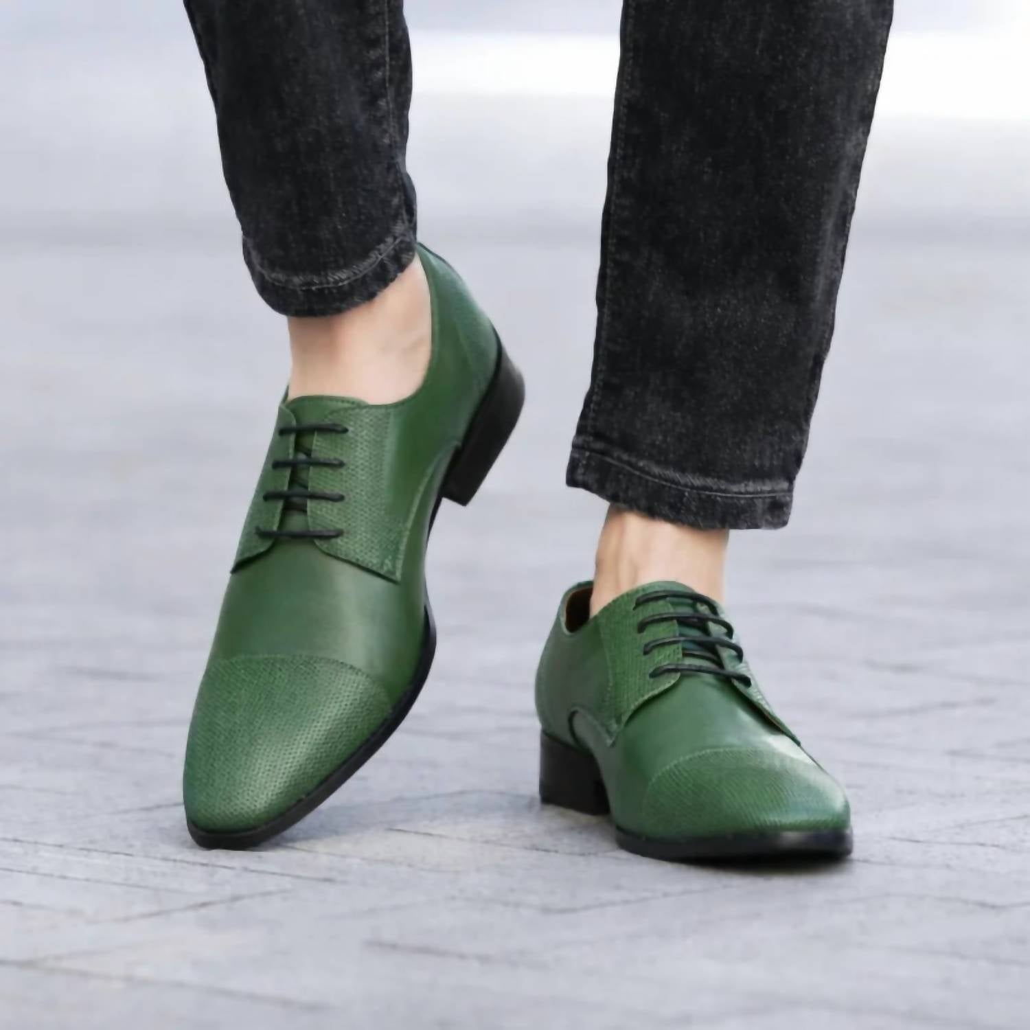 Amali Men's Russo Oxford Shoes in green - men's shoe - view 6