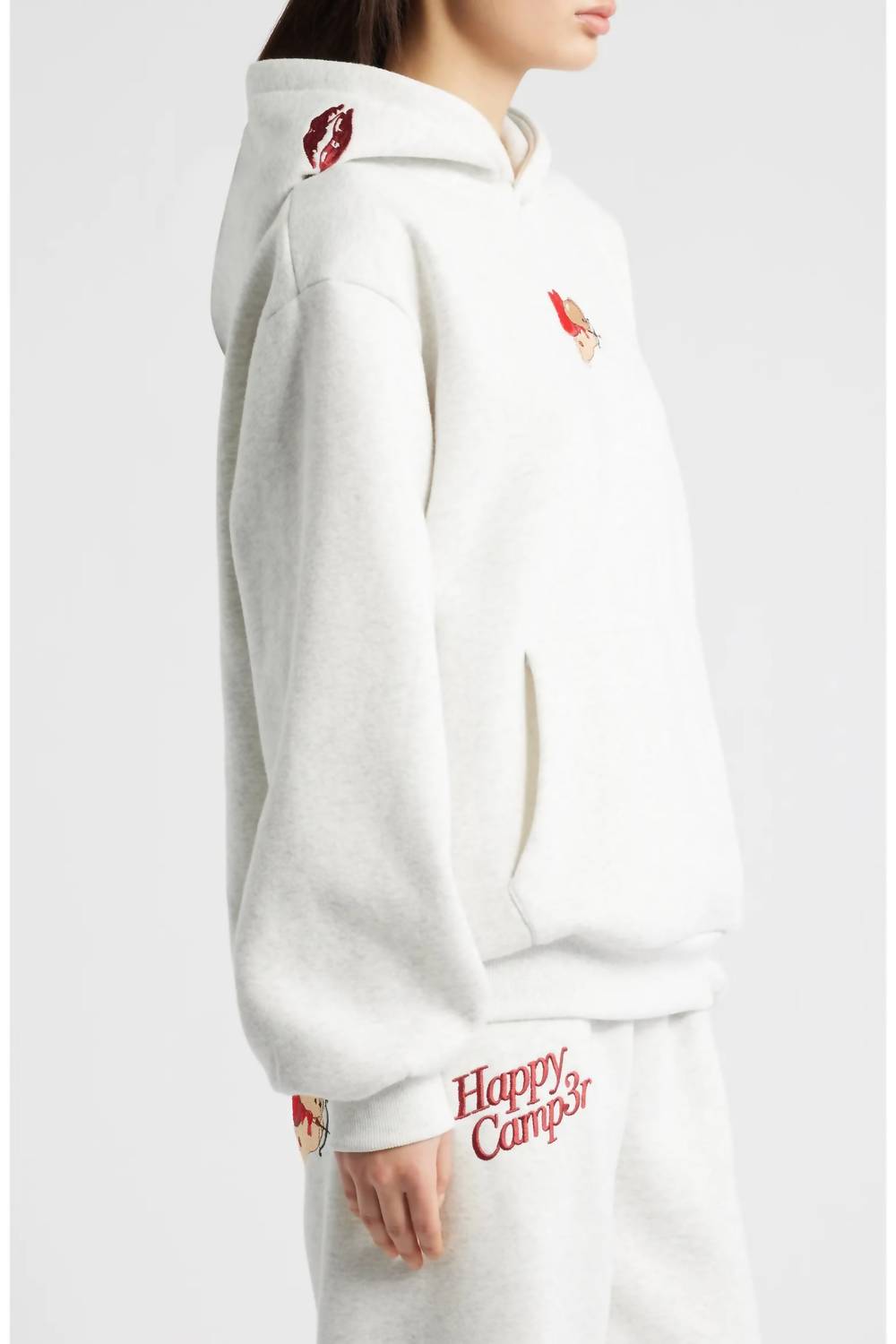 The Happy Camp3R - Sweet Like Cherry Embroidered Hoodie