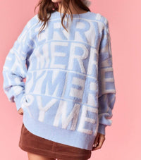 Peach Love - Powder Merry Sweater