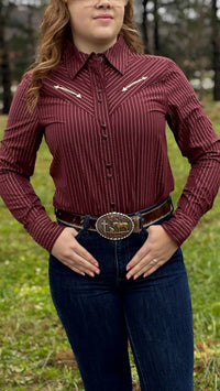 Cinch - Retro Western Long Sleeve Snap Shirt