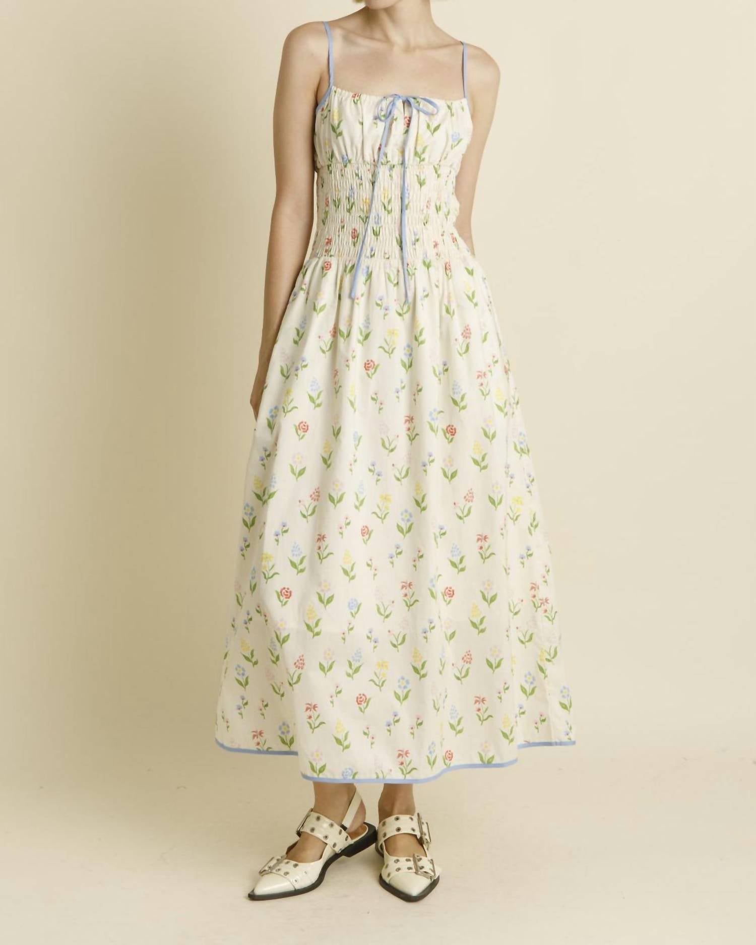 Aureum - Floral Midi Dress