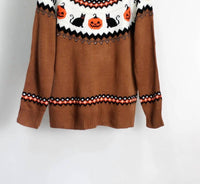 Esley Collection - Halloween Fair Isle Sweater