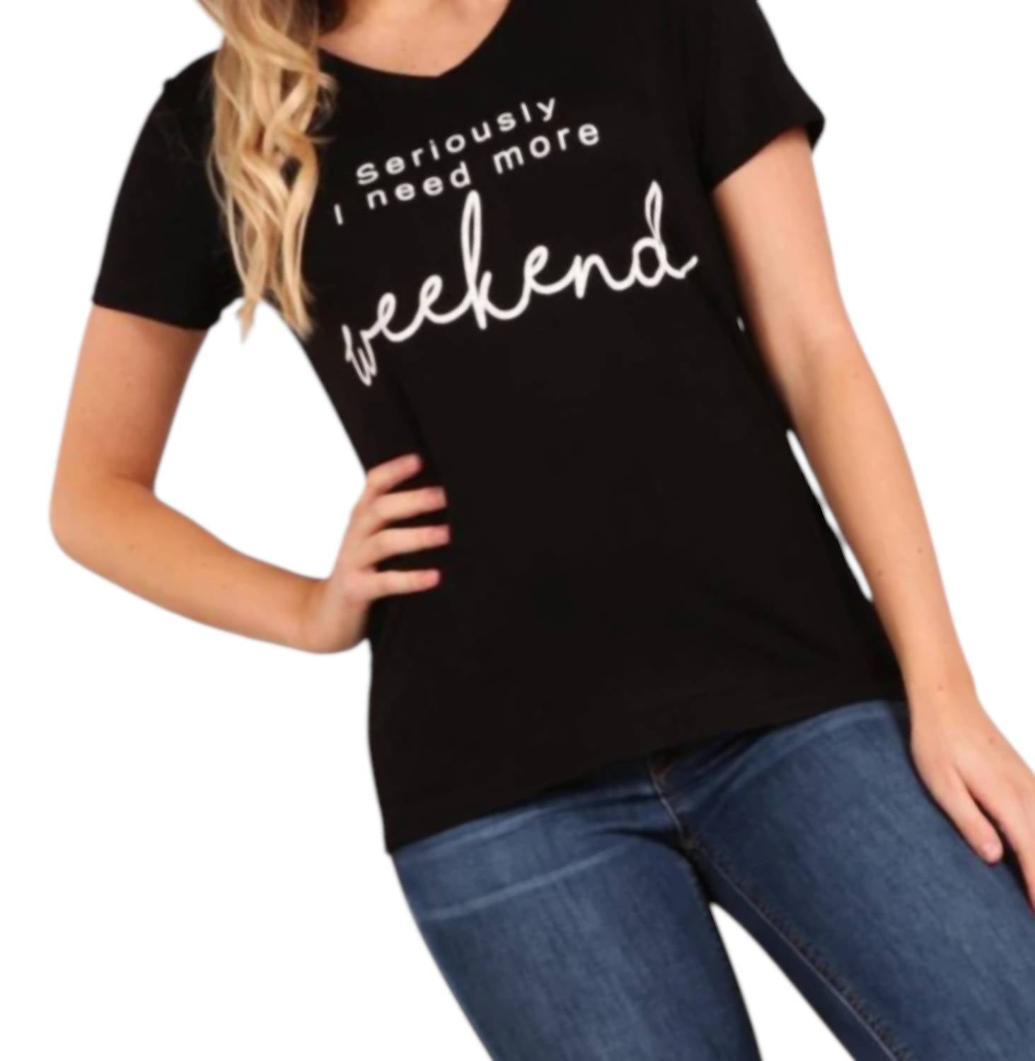 Blvd - I Need More Weekend Graphic Tee