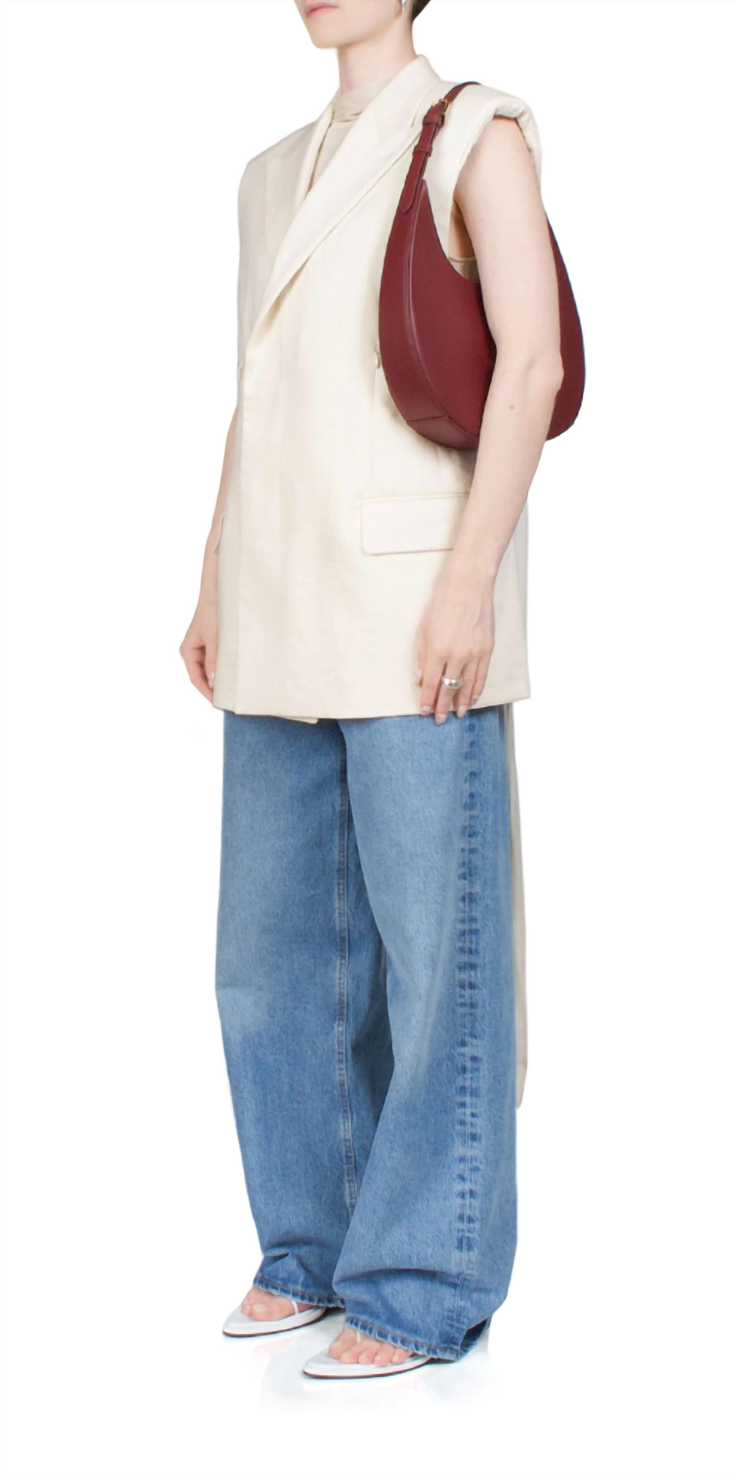 Helmut Lang - Sleeveless Car Blazer