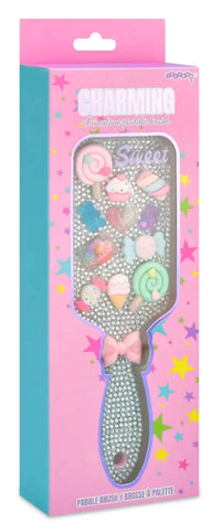 Iscream - Charming Rhinestone Paddle Brush
