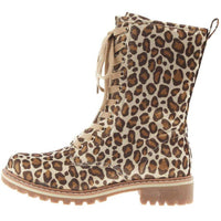 Boutique By Corkys Women's Fomo Boot in gold leopard - women's shoe - detail view