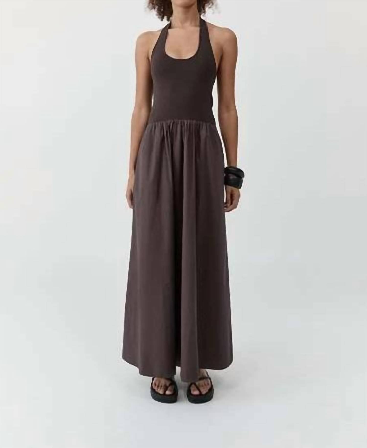 St. Agni - Halter Gathered Dress