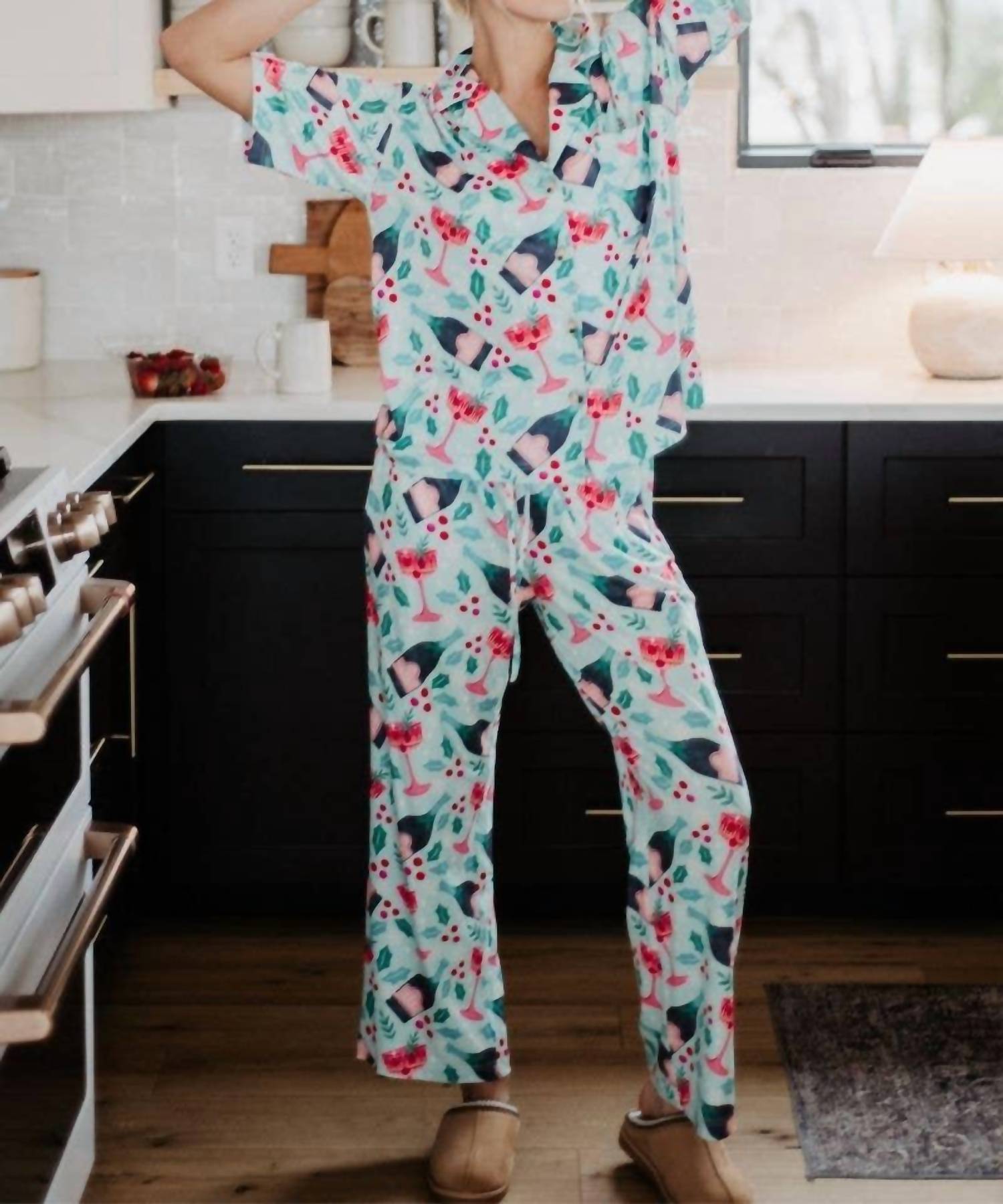 Katydid - Coupes And Holly Holiday Pajamas