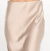 Reneec. - Spring Satin Midi Skirt