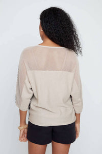 Renuar - Jacquard Palm Knit Sweater