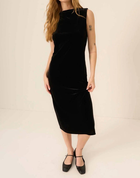 Project Social T - Heading Out Velvet Dress