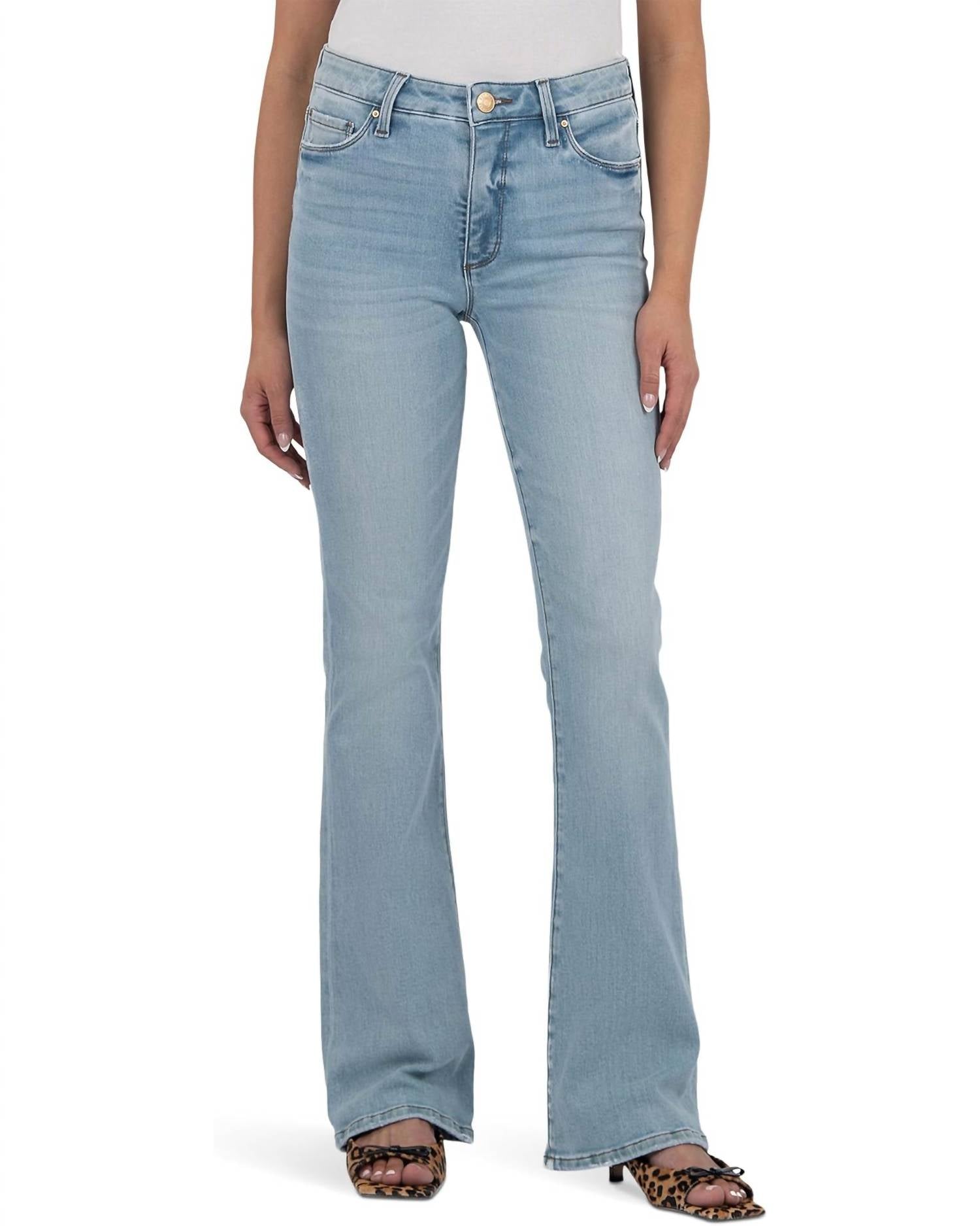 Kut From The Kloth - Ana High Rise Fab Ab Flare Jeans