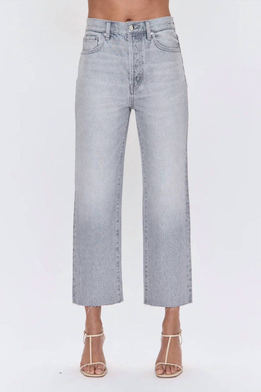 Pistola - Cassie Crop Super High-rise Straight Jeans