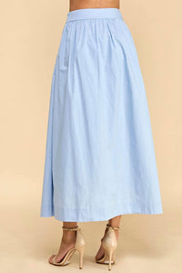 TCEC Maxi Baby Skirt in blue - women's skirt - detail view