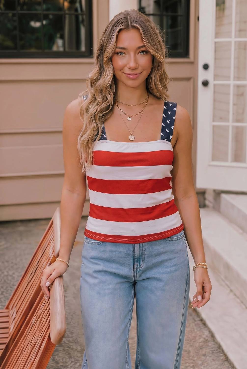Kori - All-American Stars And Stripes Tank Top