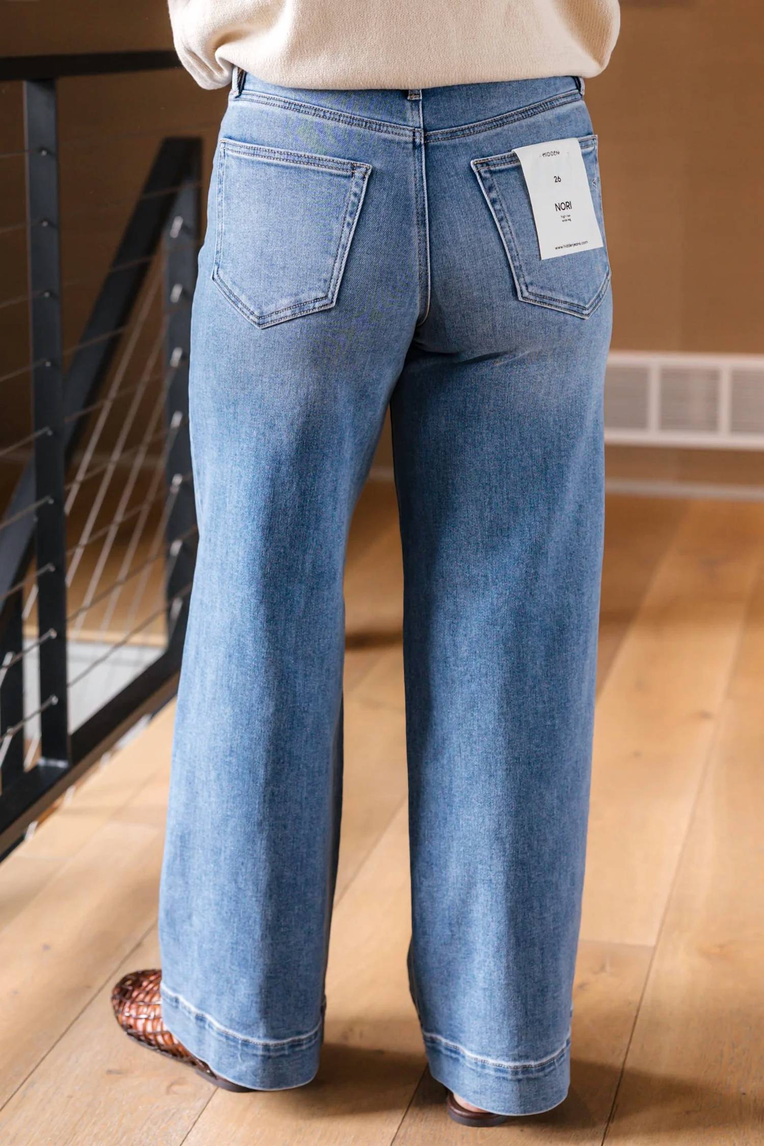 Hidden - Nori High Rise Wide Leg Jean