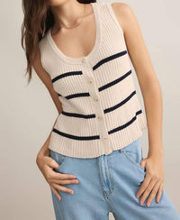 Z Supply - Sycamore Stripe Sweater Vest - Plus