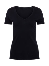 L'Agence - Daija Relaxed V-Neck Tee
