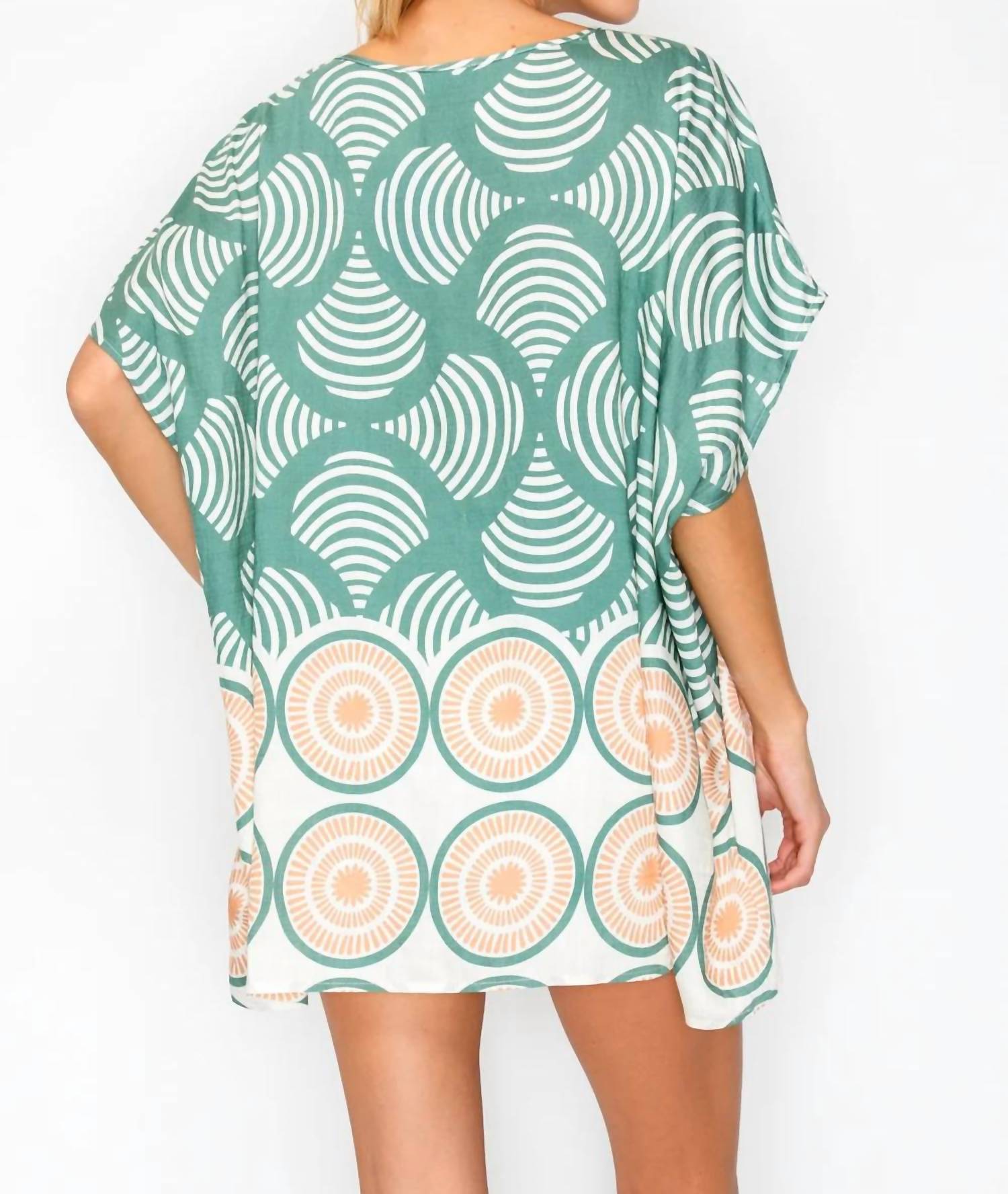 Meet Me In Santorini - Tunic Top