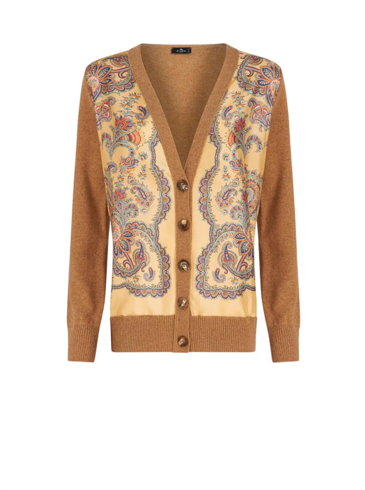 Etro - WOMEN PAISLEY SILK FRONT CARDIGAN