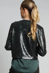 Lola & Sophie - Sequin Applique Shrug