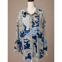 Pol - Oversized Long Sleeve Button Top