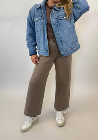 PISTOLA Landon Quilted Denim Jacket in prestige - women's jacket