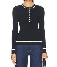 Rag & Bone - Kassy Rib Henley Top