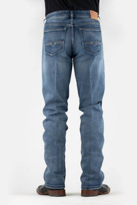 Stetson - Mens Straight Fit Stretch 2 Tone Denim Jeans
