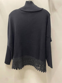 Tempo Paris - Women's Lace Hem Sweater