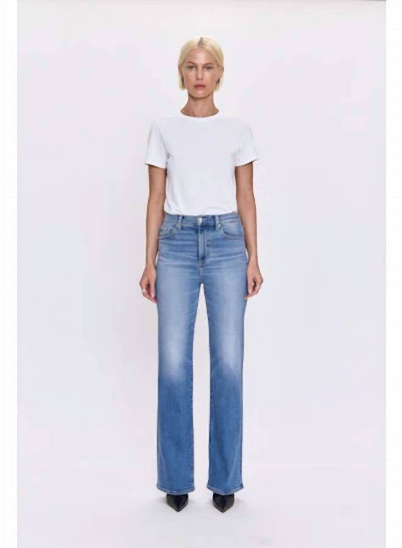 Pistola - Evie High Rise Slim Boot Cut Jeans