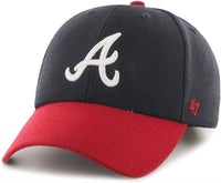 ’47 Men's Atlanta Braves Mvp Adjustable Cap in navy home - men's hat