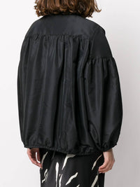 Valentino Logo Print Bomber Jacket in black - women's jacket - view 211